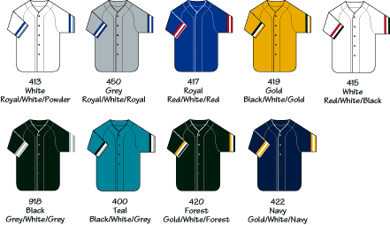Baseball Jerseys by Athletic Knit 
